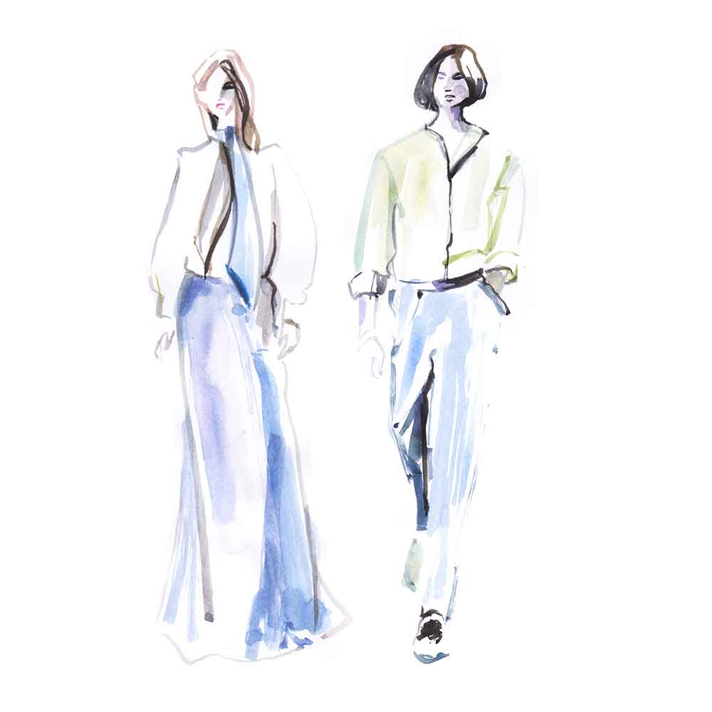 fashion illustration lanvin luxury