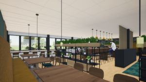 Thales - Restaurant Ontmoeten Flexwerken - SVDH Interieurontwerp - Interior Design