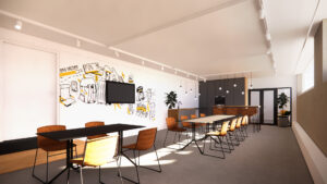 Free Press Unlimited – Overleg Lunchruimte Ontmoeten Clubhuis Vergaderen - SVDH Interieurontwerp - Interior Design