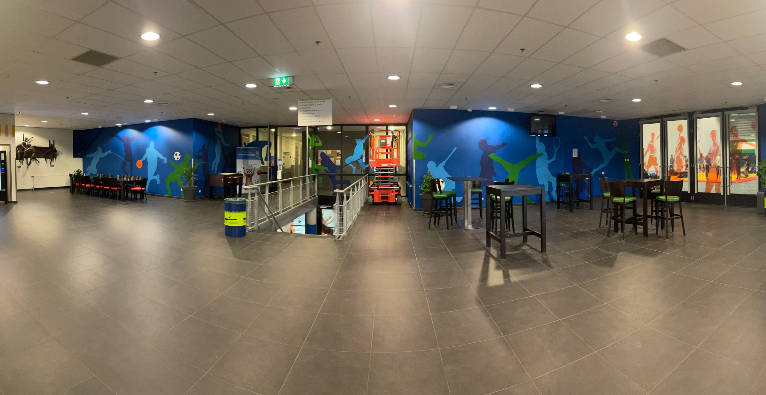 Galgenwaard Sportcentrum – Ontvangst Ontmoeten Wachtruimte - SVDH Interieurontwerp - Interior Design