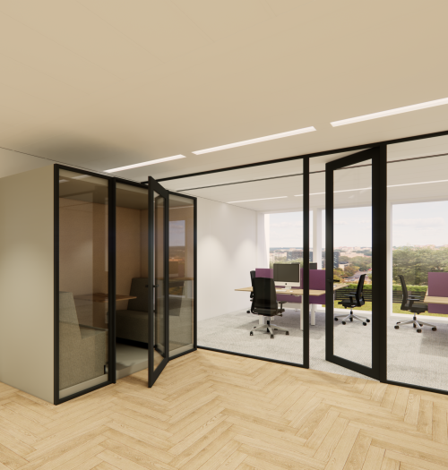 Mijndomein - Werkplekken Kantoor - SVDH Interieurontwerp - Interior Design
