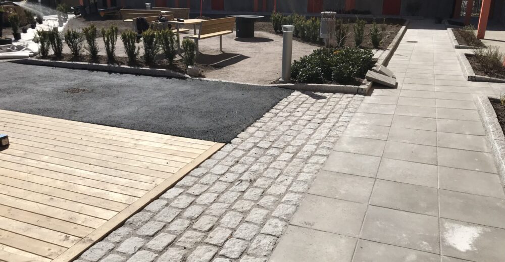 Plattläggning i Stockholm