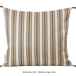 Bolsterkudde, mellanrand blå