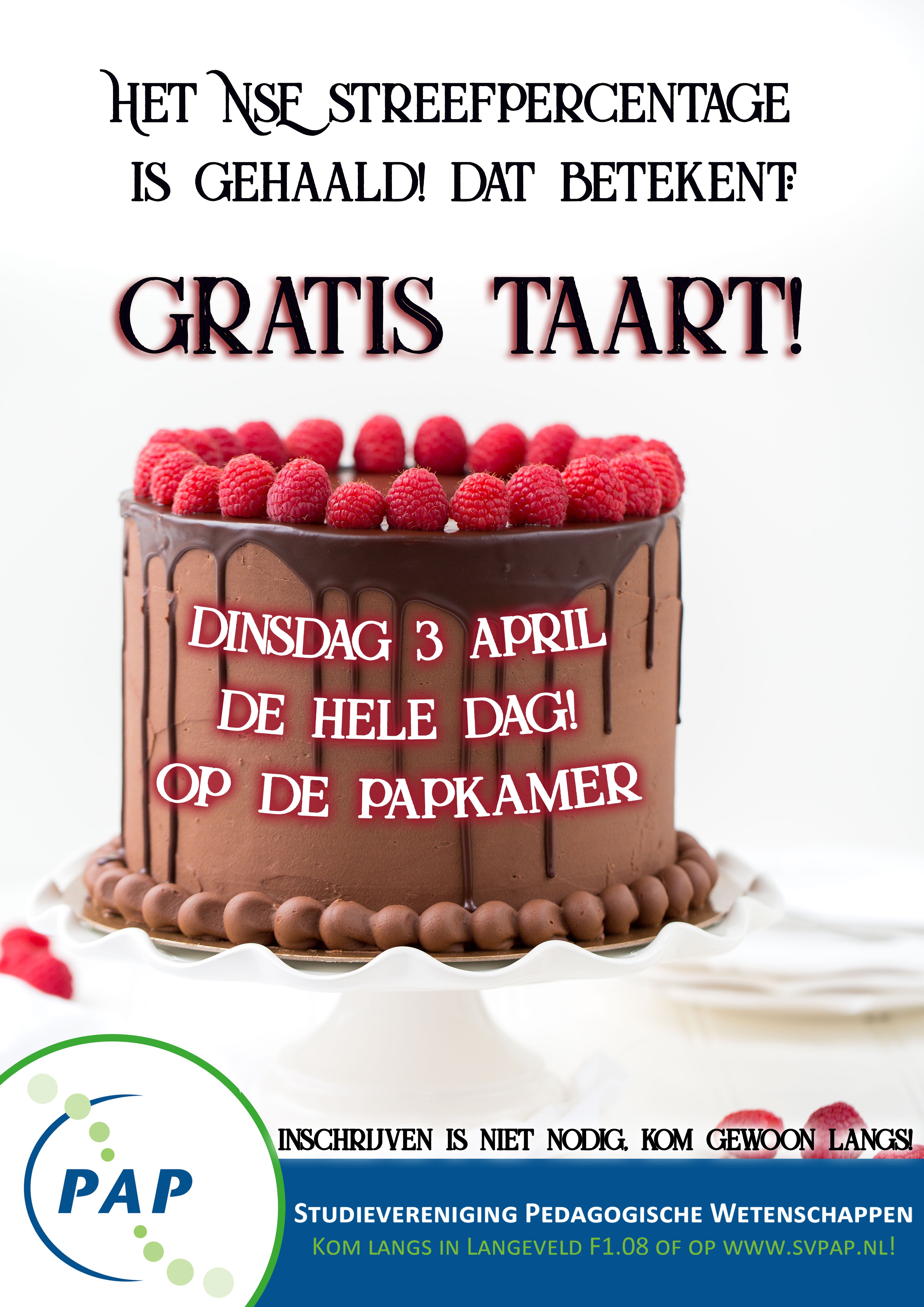 GRATIS TAART ETEN