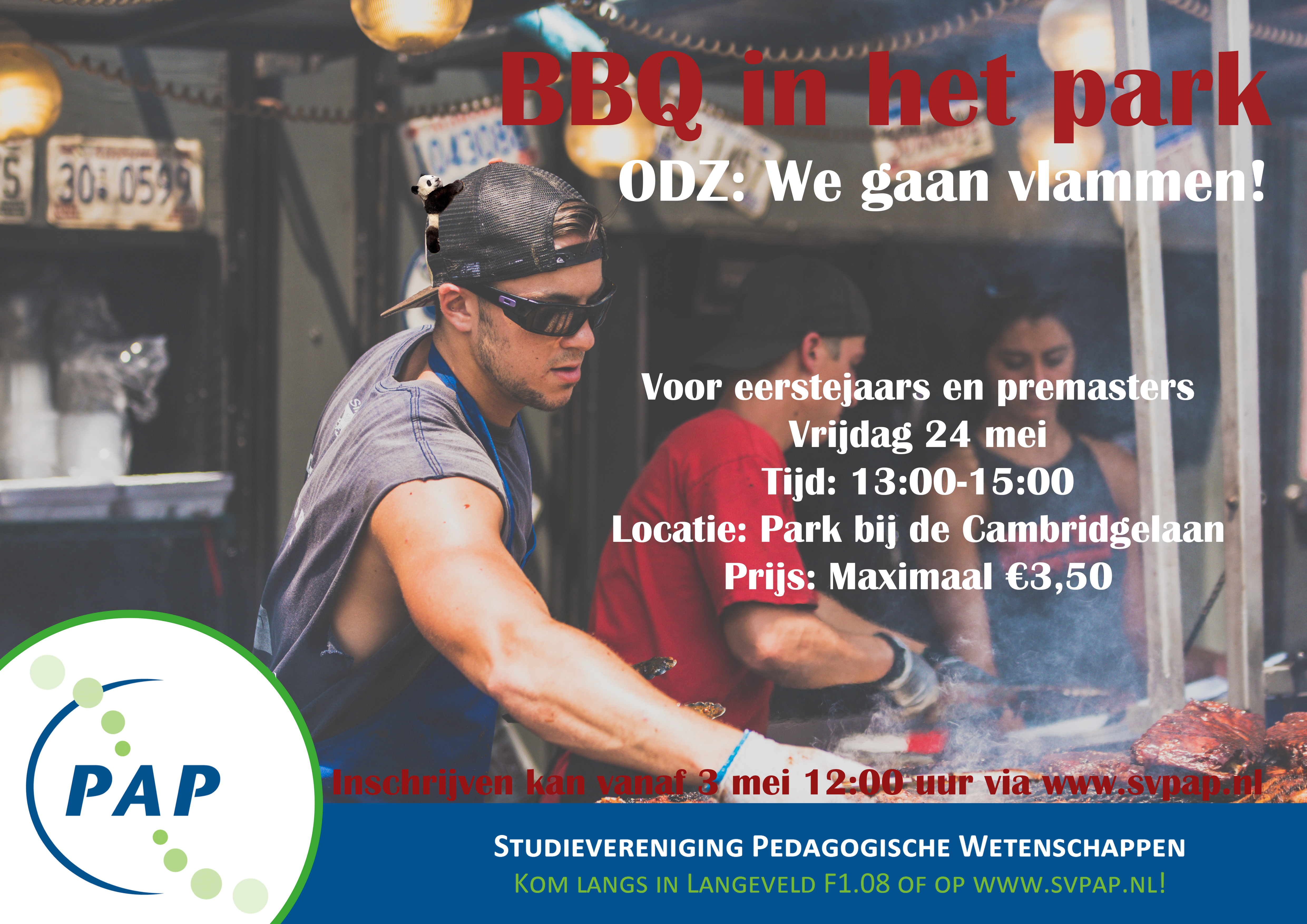 BBQ voor Eerstejaars en Premasters