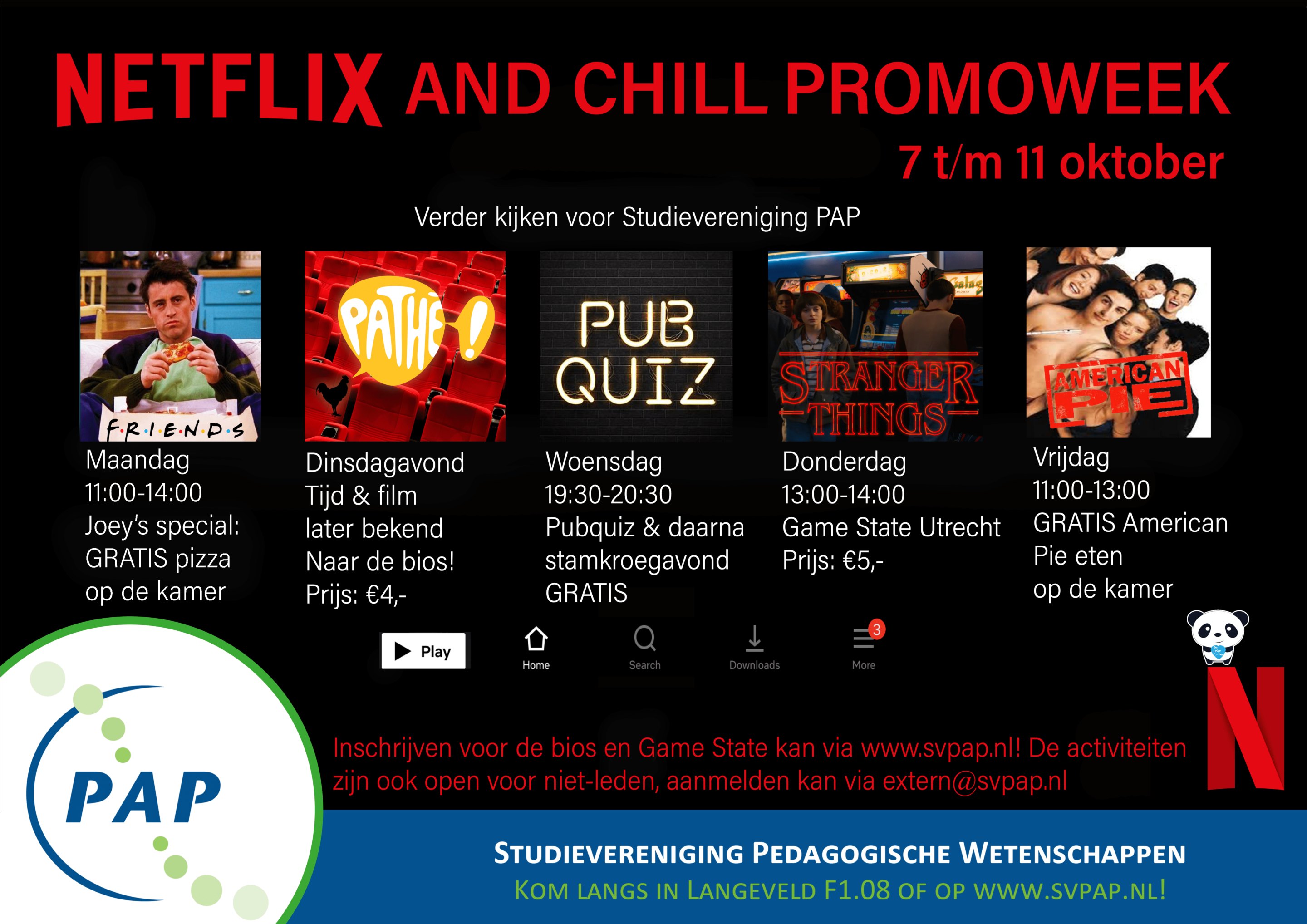 Promoweek 1: Netflix and chill