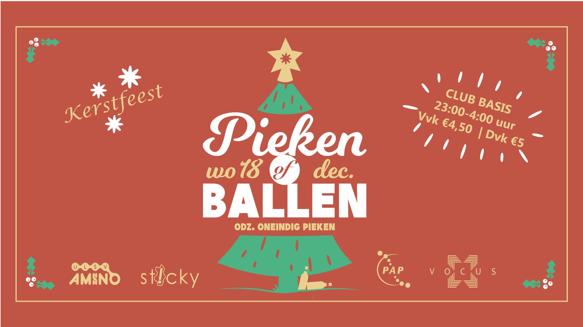 Kerstfeest: Pieken of ballen