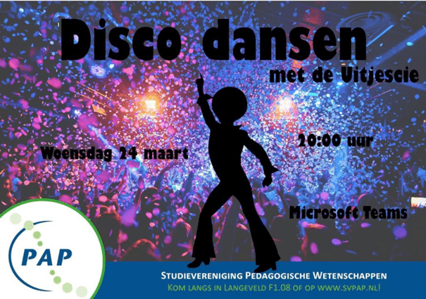 Disco dansen met de Uitjescie!