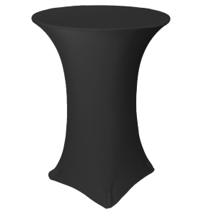 Ståbordsstrumpa Ø 70 cm, Svart
