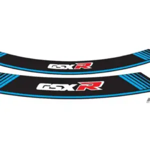 Blåa GSX-R fälgstripes
