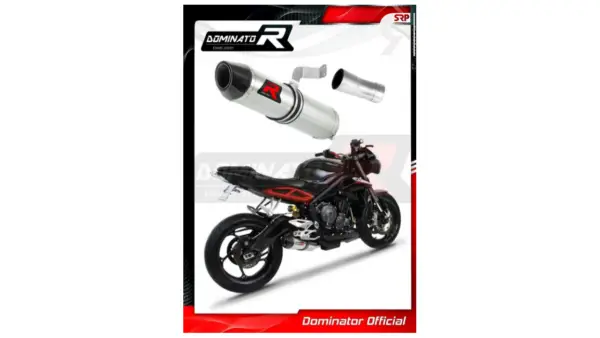 Dominator Oval GP slipon Street Triple