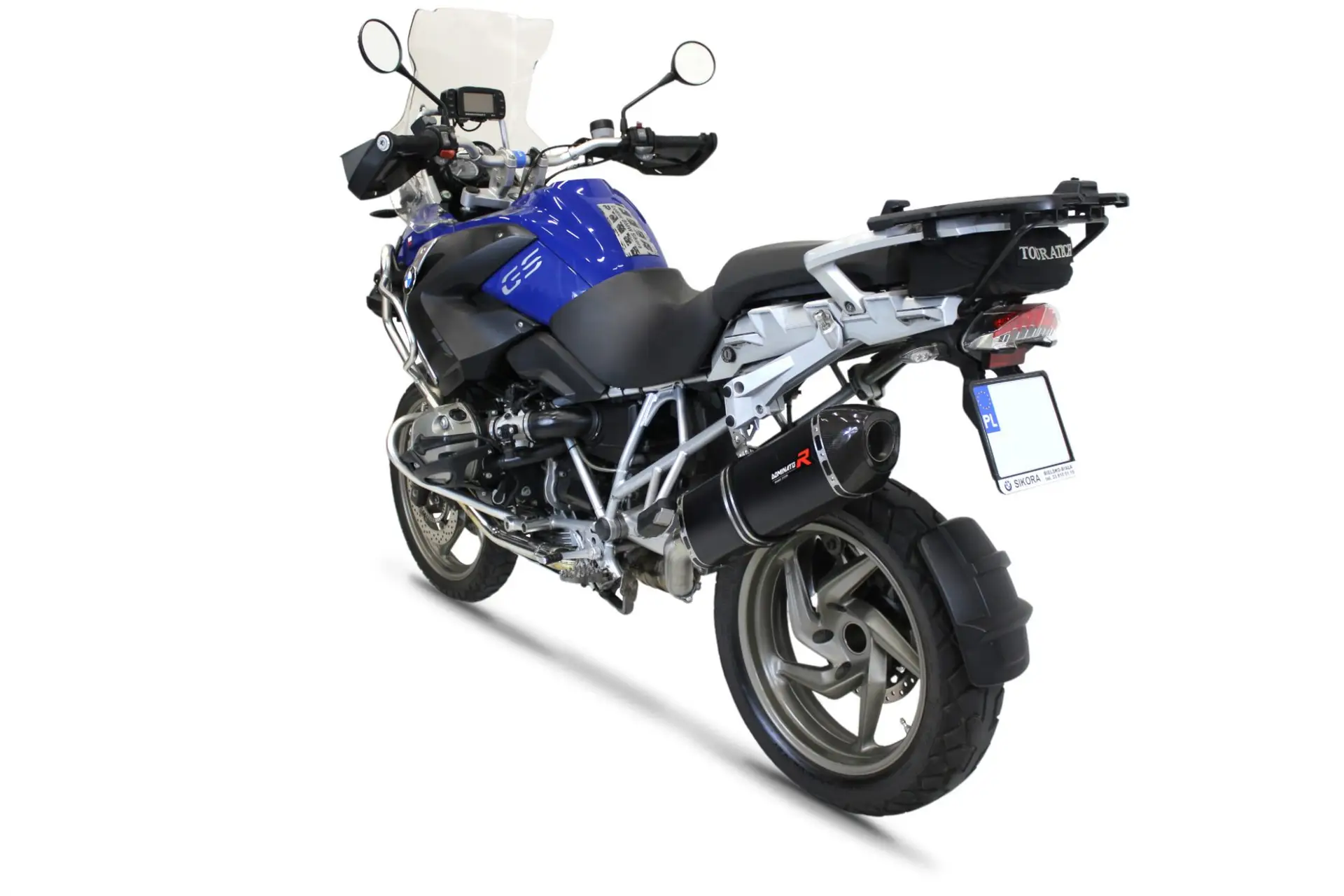 Slipon Black HP7 R1200GS / Adventure 2008-2009 - Swedish Race Parts