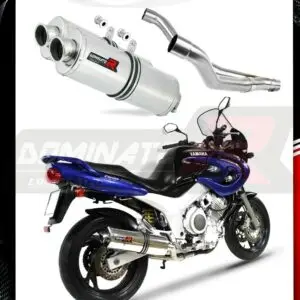 Yamaha TDM850 2 x Oval Dominator Slipon
