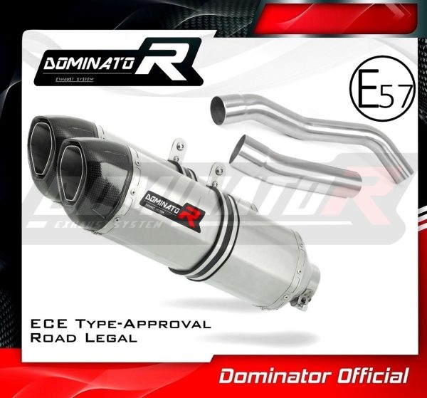 Dominator HP1 slipon Z1000 2007-2009 ( E-godkända)