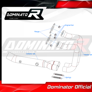 Rostfritt helsystem BMW F900R / XR