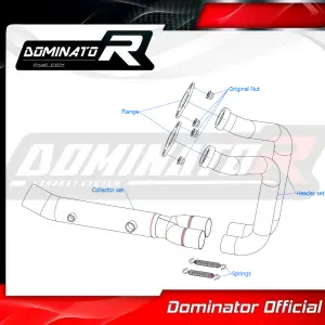 Rostfritt helsystem BMW F900R / XR