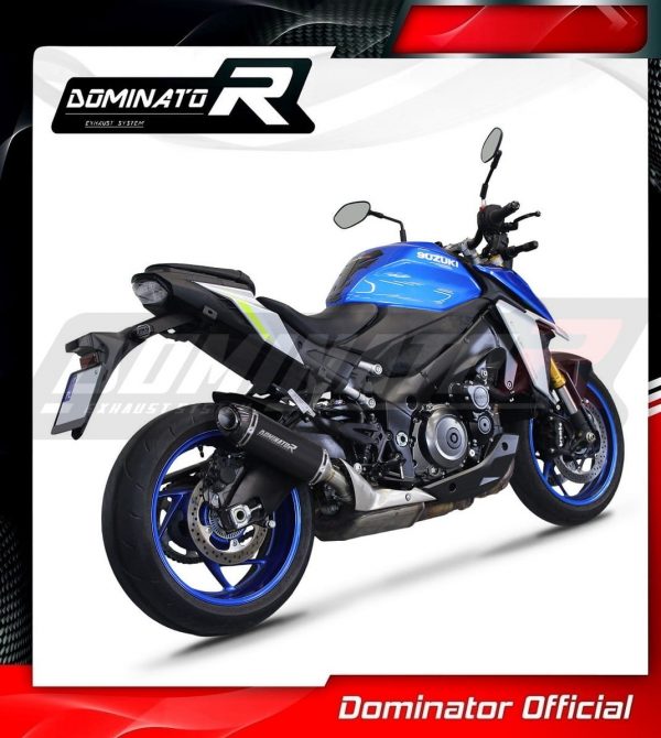 Dominator Black Slim Slipon GSX-S1000 2021-2023