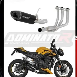 Dominator Black HP8 Helsystem STREET TRIPLE 765 S / R / RS