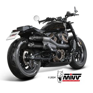 Mivv HR-1 Slipon Sportster S 2021-24 (Kolfiberavslut)