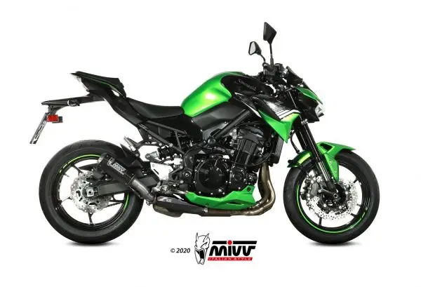 Mivv MK3 Kolfiber-slipon Kawasaki Z900