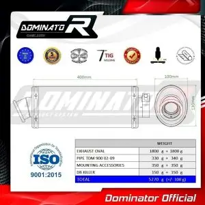 Dominator oval slipons TDM 900