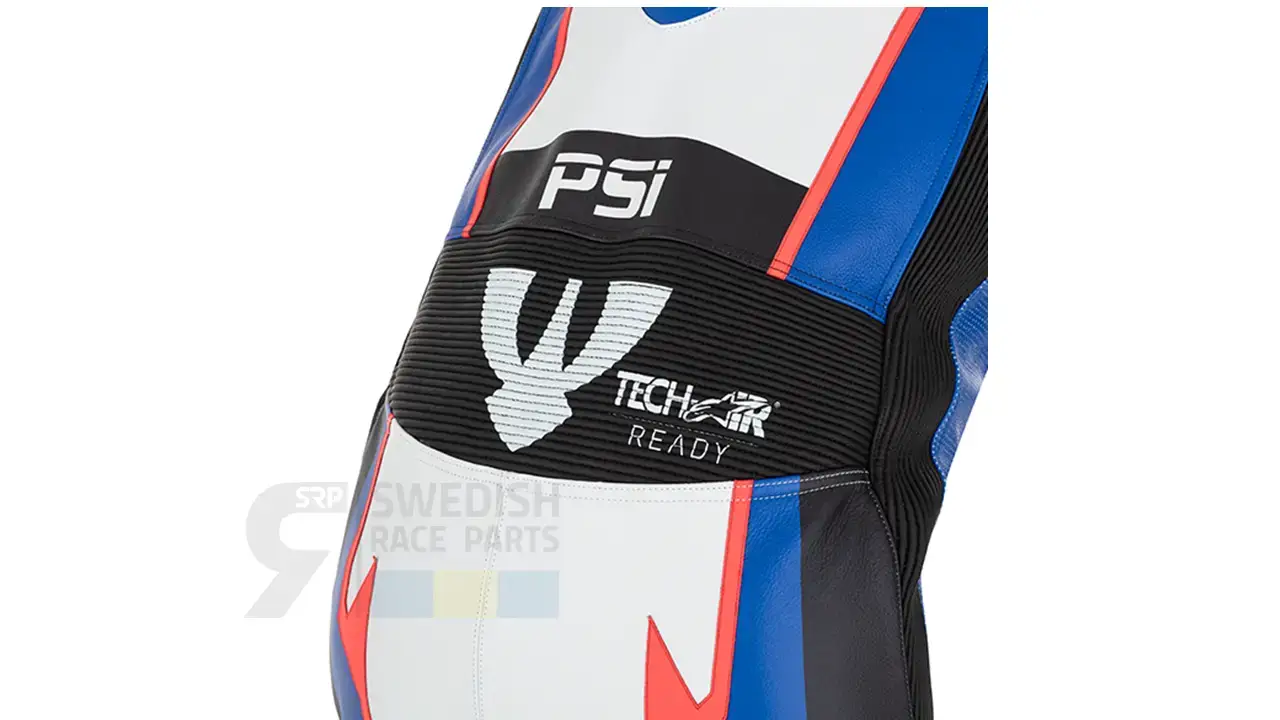 psi-beta-w PSi Beta Skinnställ-Vit-Blå-Röd