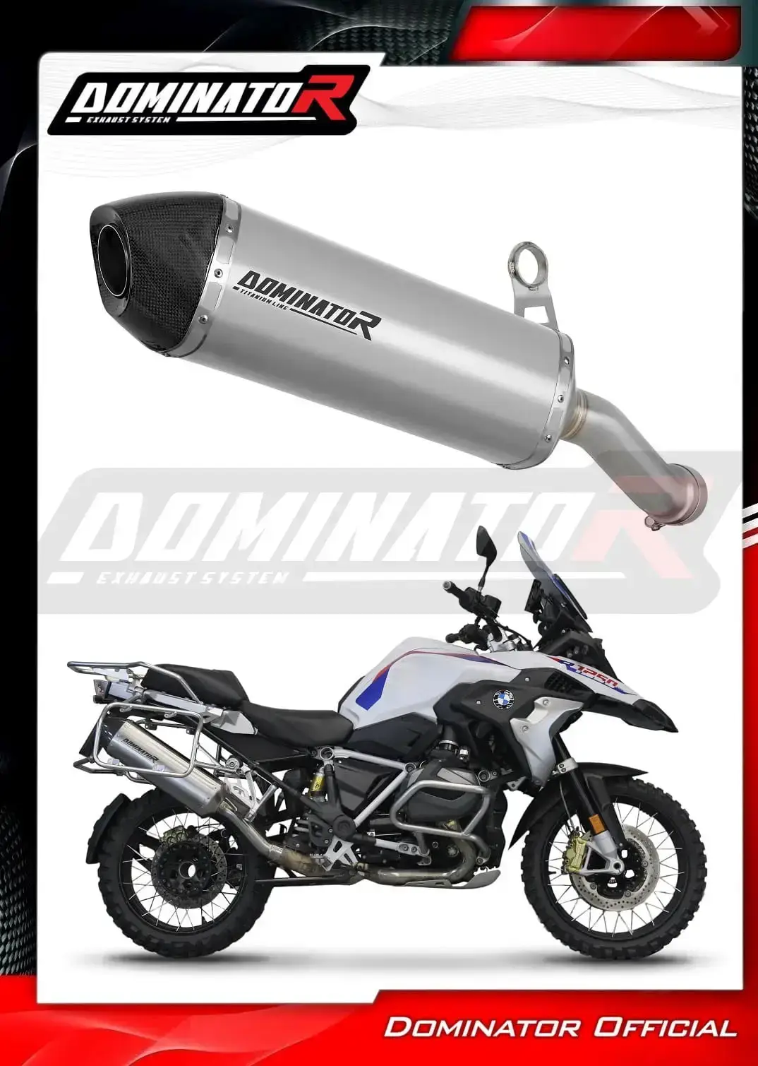 BMW-R1200GS-Adventure-2013—2018–HPt-dom Dominator HP7 Titan Slipon R1200GS-Adventure