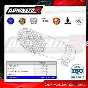Dominator GP3 Helsystem YZF R9