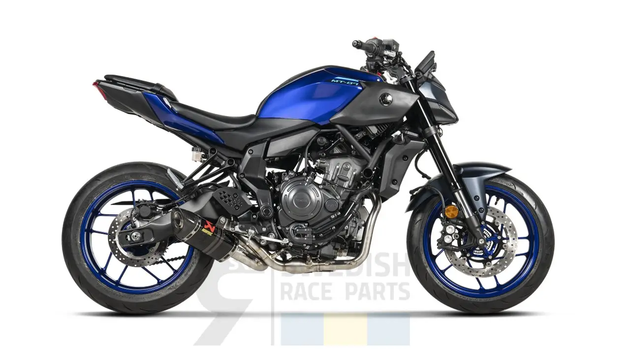 Akrapovic Racing Line Helsystem MT07 2014-2025 - Swedish Race Parts