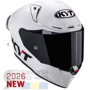 KYT R1R Vit Integralhjälm