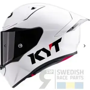 KYT R1R Vit Integralhjälm