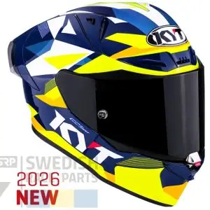 KYT R1R DIAMOND BLUE-YELLOW Integralhjälm