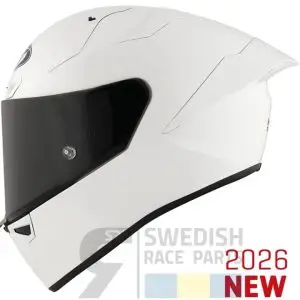 KYT KX-1 RACE GP PLAIN WHITE