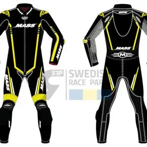 Mass Sports-GP20A Skinnställ Svart-Gul