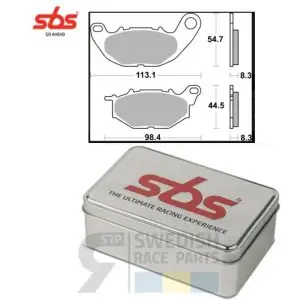 SBS Racing Bromsbelägg DS-2 -Yamaha R3