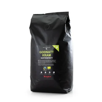 EKO GODNATT KRAM - HELA BÖNOR 1kg Koffeinfritt