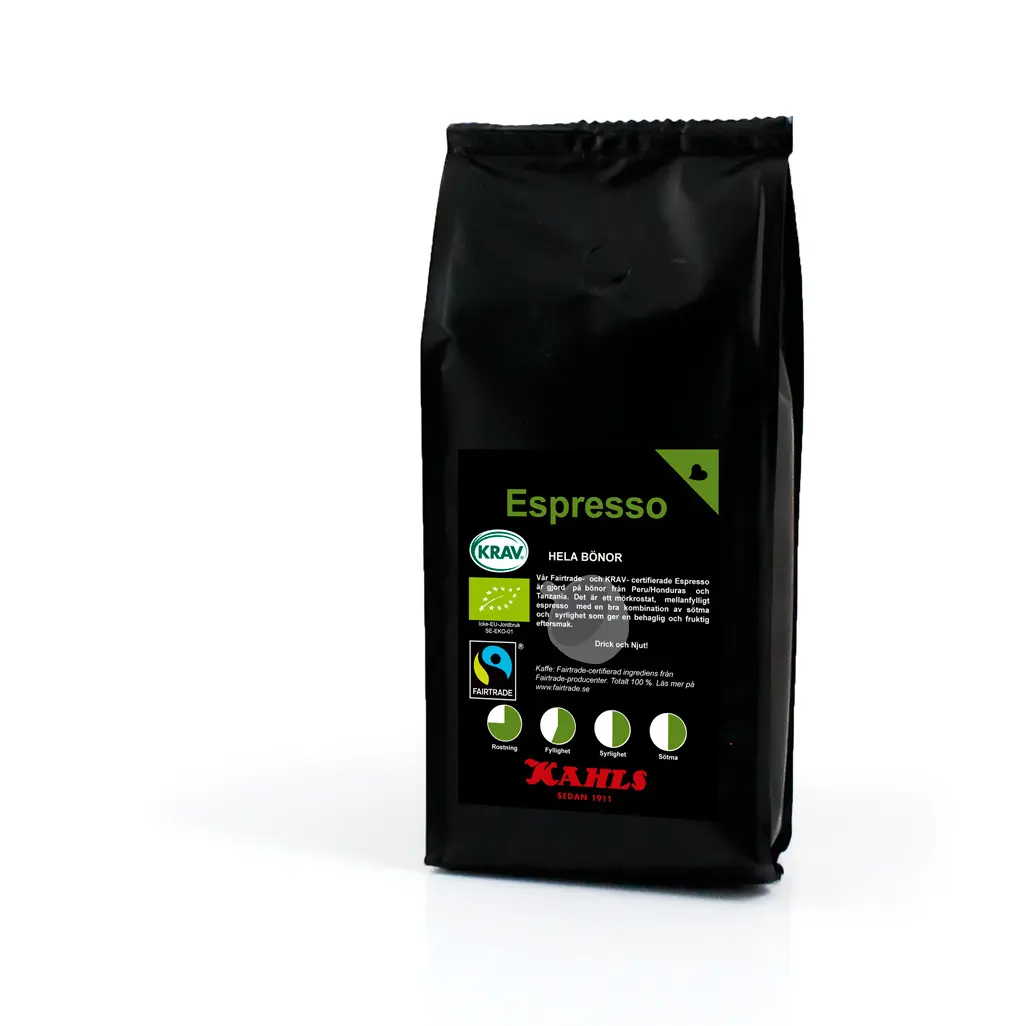 EKO ESPRESSO - HELA BÖNOR 250g