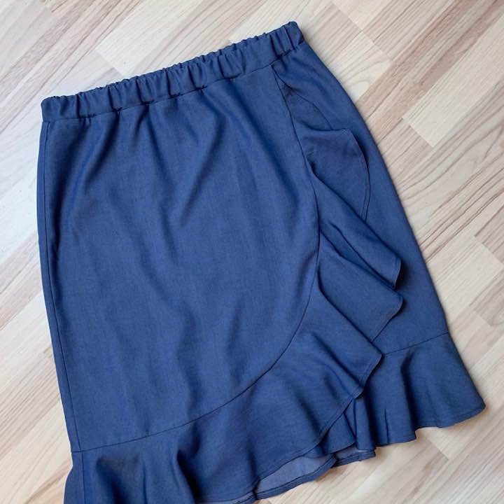 Slå om-nederdel med elastik, mønster fra Stof og stil – Sygal.dk