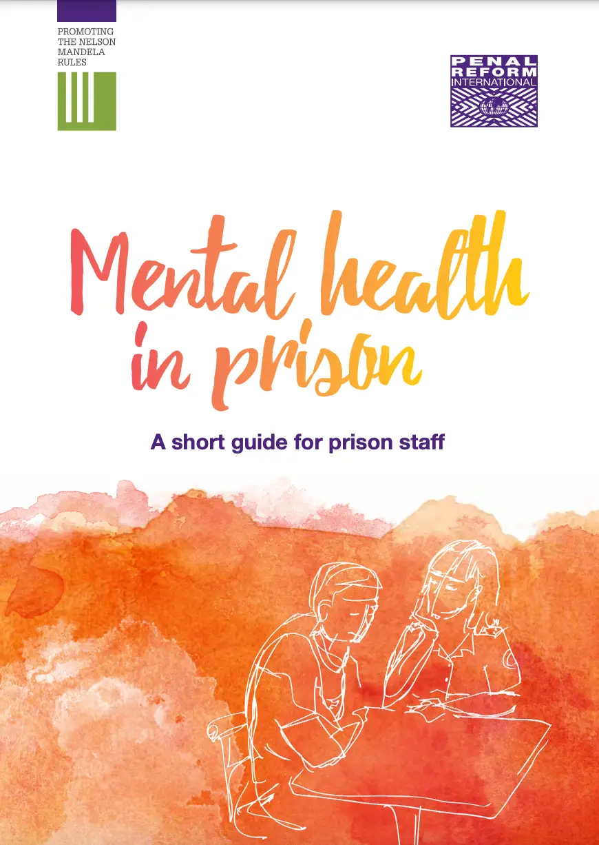 PRI: Mental health in prison: A short guide for prison staff