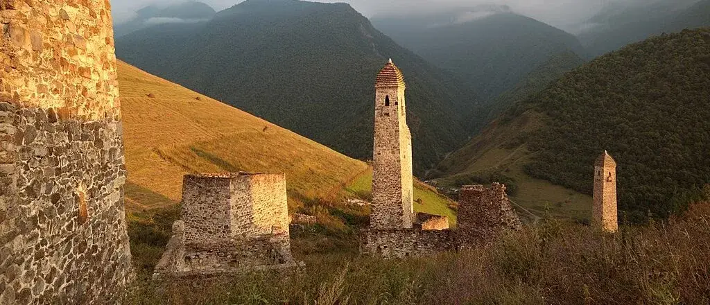 oude torens in Ingoesjetië