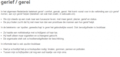gerief taalbank VRT