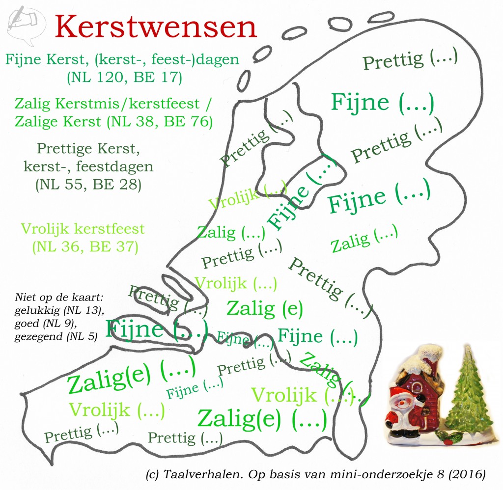 Taalkaart kerstwensen