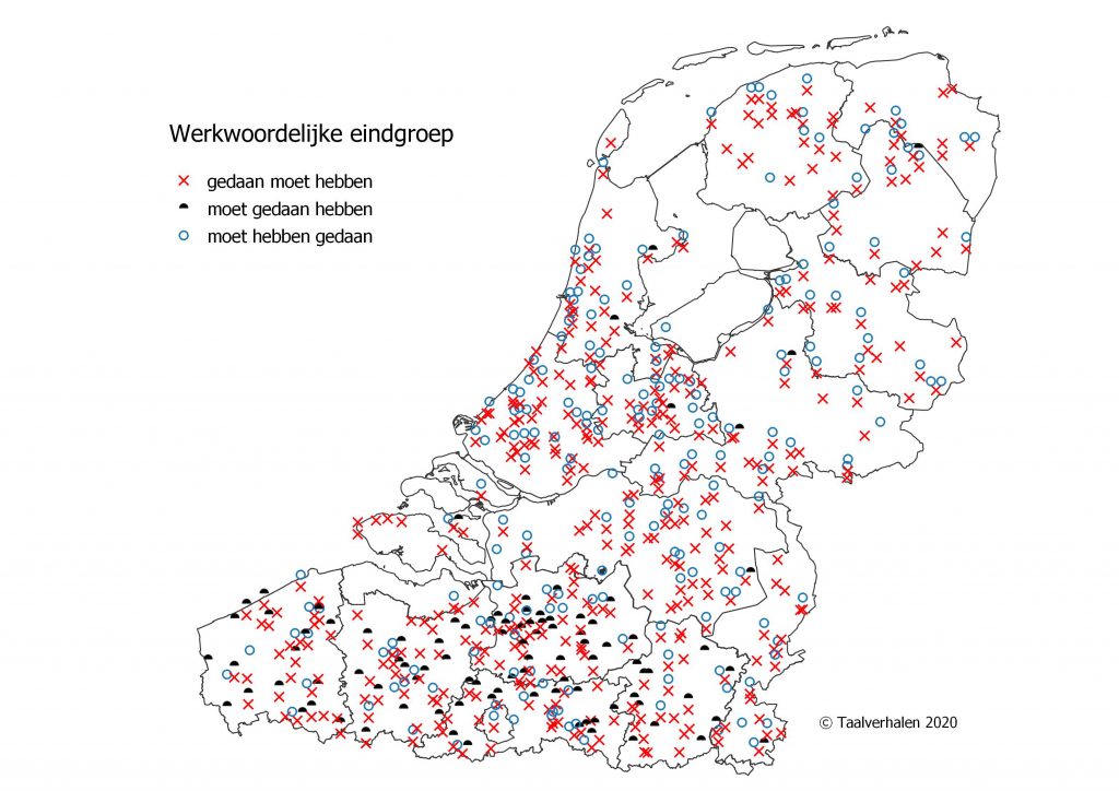 Kaart: volgorde werkwoordelijke eindgroep