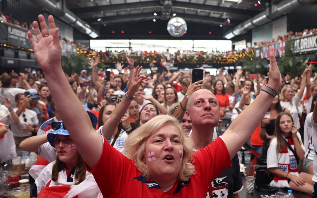 Inside the fan zones where England supporters travel hundreds of miles to cheer on Lionesses