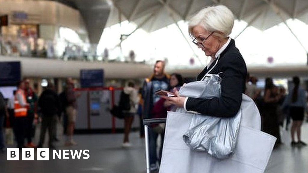 Disruption as train strike hits weekend travel – BBC