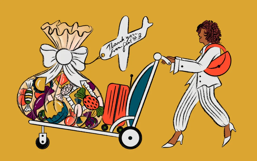Should you give flight attendants gifts?