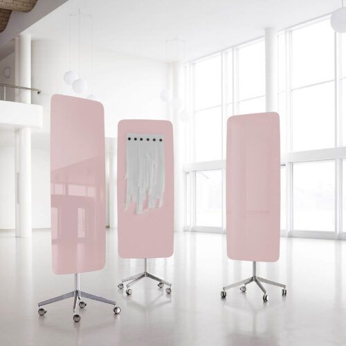 Mobil glastavle - Flow - 65 x 196 cm