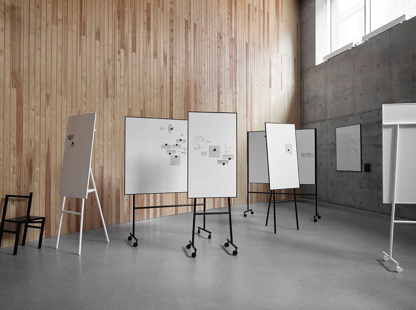 Mobil whiteboard - One - 150 x 196 cm - Billede 2