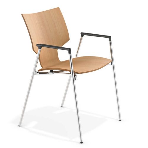 Kantinestol - Lynx 1 - Armlæn