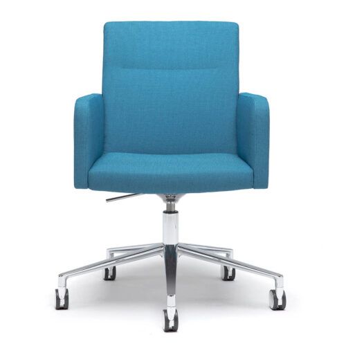 Mødestol - Leon - Fuldpolstret - Armlæn